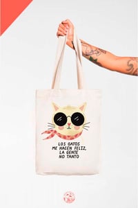 Tote bag Los gatos me hacen feliz