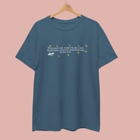 Image 3 of Grainy Livestreams Blue, White T-Shirt - Limited Edition