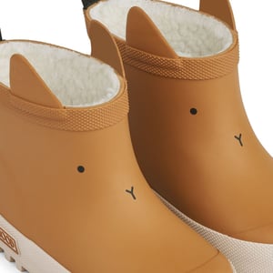 Image of Botas de lluvia bajas forradas borreguito