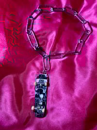 Image 1 of Anxiety Skull Chain Necklace 