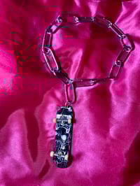 Image 2 of Anxiety Skull Chain Necklace 