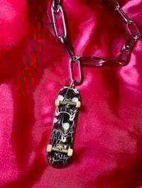 Image 3 of Anxiety Skull Chain Necklace 
