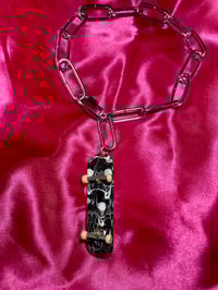 Image 4 of Anxiety Skull Chain Necklace 
