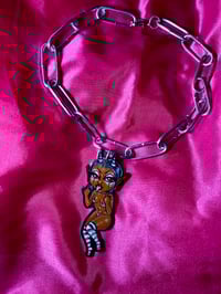 Image 1 of Striped Demon Chain Necklace