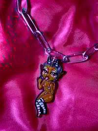 Image 2 of Striped Demon Chain Necklace
