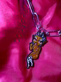 Image 3 of Striped Demon Chain Necklace