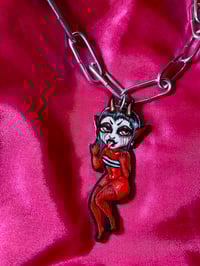 Image 3 of Red Demon Chain Necklace