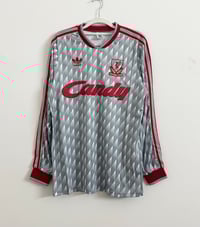 Image 1 of Liverpool FC 89/91 Away Adidas Long Sleeve Jersey