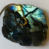 Image 1 of Gold Moon Necklace