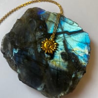 Image 1 of Gold Sun Necklace