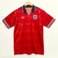 Image 1 of England Away 90 Umbro Football Shirt