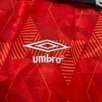 Image 8 of England Away 90 Umbro Football Shirt