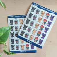 Image 1 of The GazettE bears sticker sheet