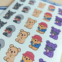 Image 2 of The GazettE bears sticker sheet