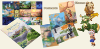 TIER 3 Pre-Order: Memories Across Teyvat Anthology Zine + postcards + charms physical