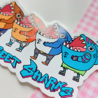 Image 2 of Street Sharks stickers!