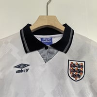 Image 8 of England '90 World Cup Home Umbro Jersey