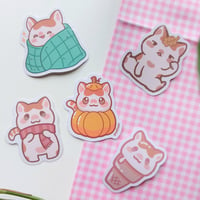 Image 1 of Mochi the cat stickers