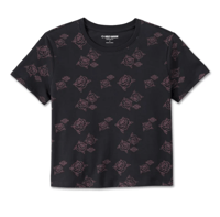 Women's H-D Rosebud Print Top