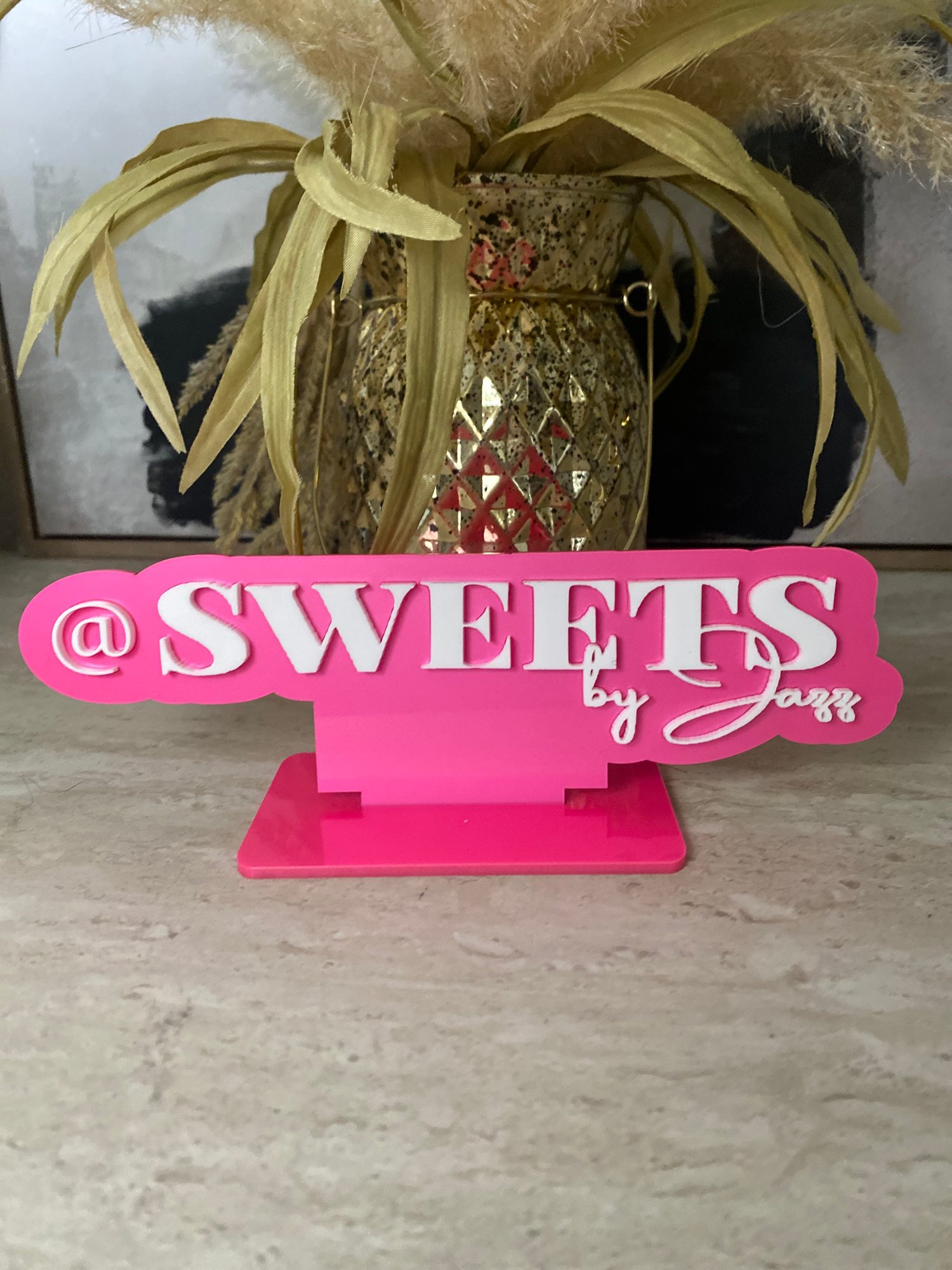 Image of Watermark Logo Stand 