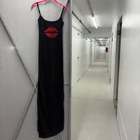Image 2 of lips mesh maxi