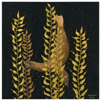 Image 1 of Magic Seeker Sea Lion in Sea Kelp Fine Art Print Extra Heavyweight A3