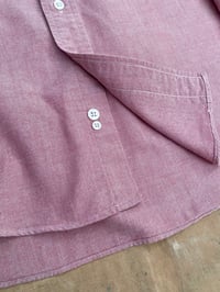 Image 9 of DRAKE'S BRIGHT PINK COTTON OXFORD CLOTH BUTTON-DOWN SHIRT