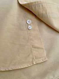 Image 9 of DRAKE'S YELLOW COTTON OXFORD CLOTH BUTTON-DOWN SHIRT