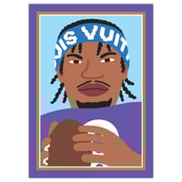 Image 1 of Lamar Pro Football Card