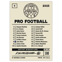 Image 2 of Josh A Pro Football Card