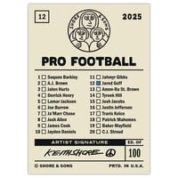 Image 2 of Jared Pro Football Card
