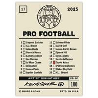 Image 2 of Travis Pro Football Card