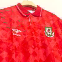 Image 5 of Vintage Wales 90/92  Umbro Home Classic Jersey