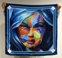 Image 1 of CARRE DE SOIE  45cm ALPHA-OMEGA