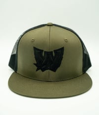 Image 2 of Western Division W Logo Trucker Hat
