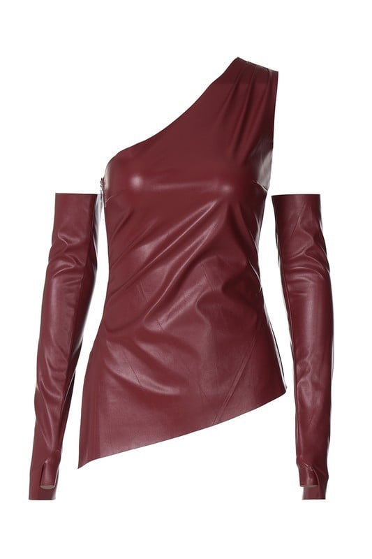 Image of The Xya Leather Top