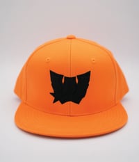 Image 2 of Western Division W Logo Orange Snapback Hat