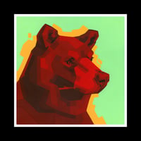 Radioactive Bear - Signed 12"x12" Prints