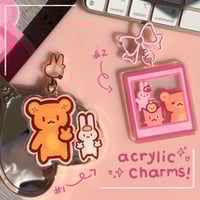 Bear and Friends Acrylic Charms