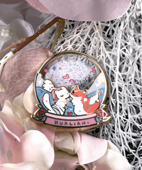 Image 1 of Snowglobe - Hualian (TGCF) - Quicksand Enamel Pins
