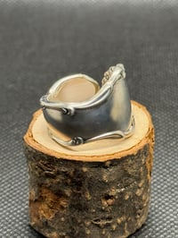 Image 2 of Large Rose Frame Ring Sizes 11 & 7