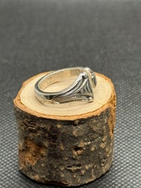 Image 1 of Flame and Dots Ring size 6