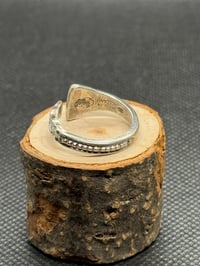 Image 3 of Flame and Dots Ring size 6