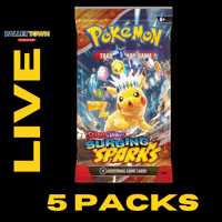[LIVE] 5 Surging Sparks Booster Pack 
