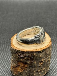 Image 2 of Heavy Filigree Ring size 9