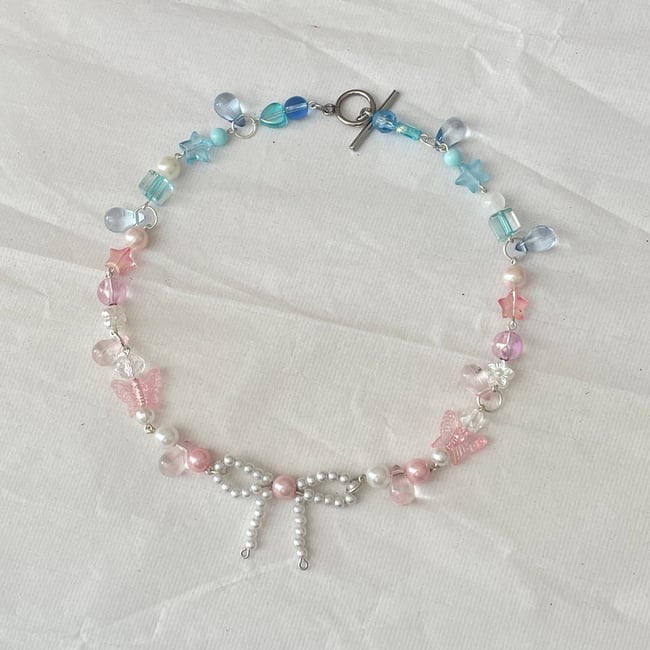 'twilight' bow necklace