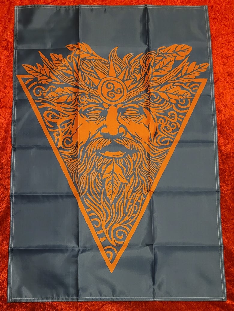 Image of Green Man custom flag