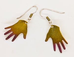 Image of Titanium Hand Earrings