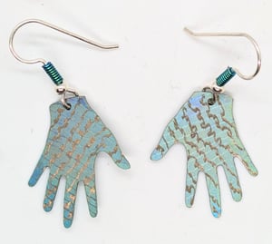 Image of Titanium Hand Earrings