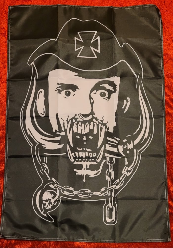 Image of Bomber tribute to Lemmy custom flag
